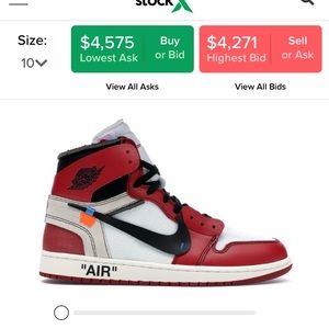 Jordan 1 Retro High Off-White Chicago